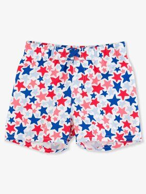 Rugged Butts Star-Spangled Swim Trunks - Red, White & Blue - Boys' Size 4T